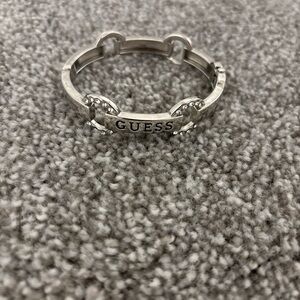 GUESS Silver Bracelet with Crystal Details